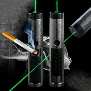 قلم ليزر اخضر مدى بعيد مزود بولاعة شحن USB (code1023)