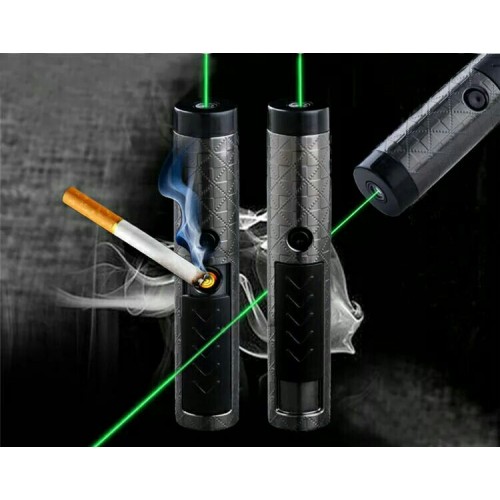 قلم ليزر اخضر مدى بعيد مزود بولاعة شحن USB (code1023)