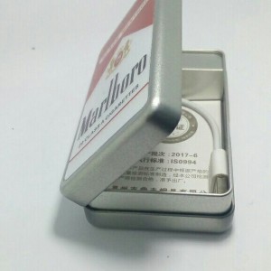 حافظة سجائر مارلبورو مزودة بولاعة شحن Usb (code1113)
