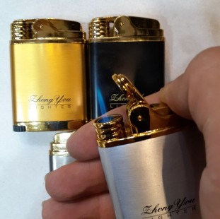 ولاعة غاز شعلة قوية من المعدن (code1053)