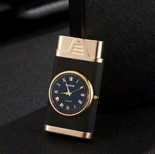 ولاعة غاز مزودة بساعة (code1066)