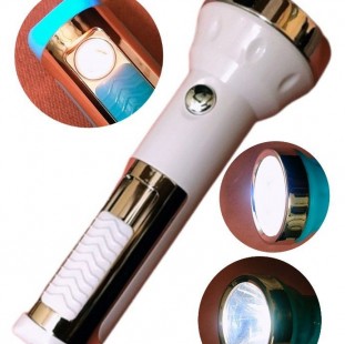 ولاعة شحن USB كشاف اضاءات متعددة (code1162)