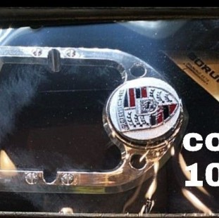 طفاية سجائر معدنية معها ولاعة غاز  (code1090)