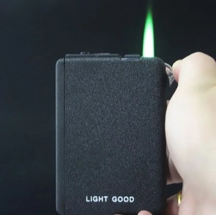 حافظة سجائر معدن بولاعة سخان (code1047)