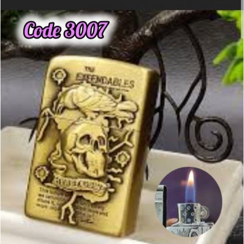 ولاعة غاز اتوماتيك المرتزقة الذهبى THE EXPENDABLES (code3007)
