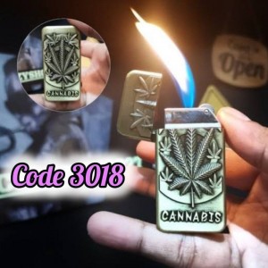 ولاعة غاز شعلة اتوماتيك CANNABIS (code3018)