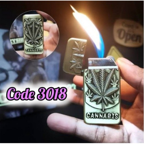 ولاعة غاز شعلة اتوماتيك CANNABIS (code3018)