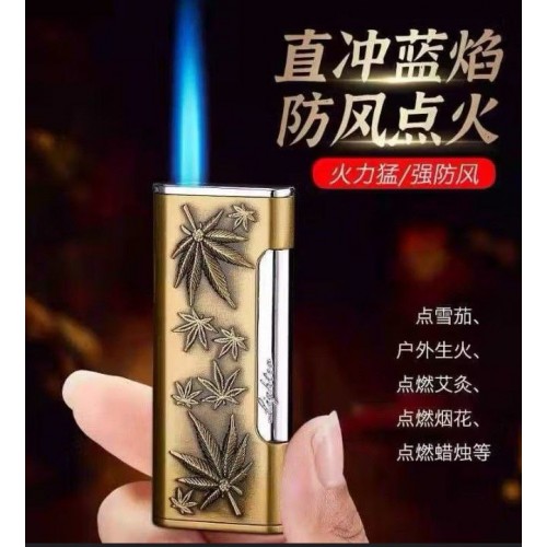 ولاعة غاز سخان تشغيل جانبى ذهبى (code3024)