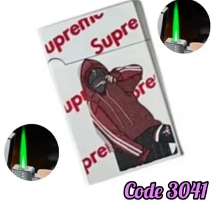 ولاعة سخان تعمل بالغاز من المعدن supre (code3041)