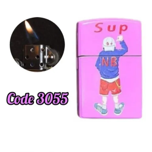 ولاعة من المعدن تعمل بالغاز من sup (code3055)