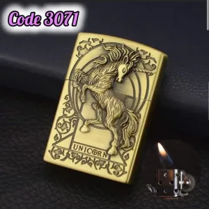 ولاعة وحيد القرن الذهبى unicorn (code3071)