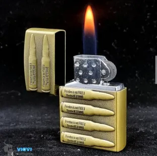 ولاعة رصاصة ذهبى شعلة اتوماتيك (code3084)