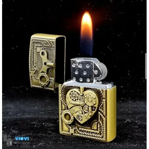 ولاعة قلب ذهبى شعلة اتوماتيك (code3086)