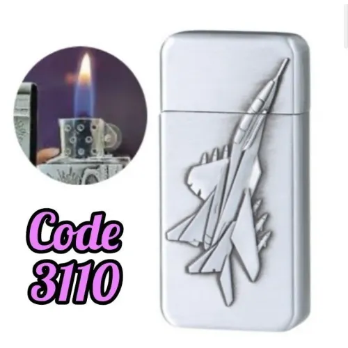 ولاعة غاز شعلة اتوماتيك صاروخ فضى (code3110)