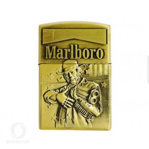 ولاعة غاز شعلة اتوماتيك مارلبورو ذهبى (code3112)
