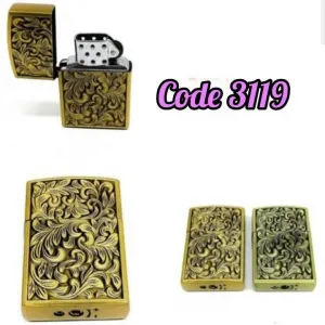 الولاعة الذهبى شعلة اتوماتيك غاز (code3119)