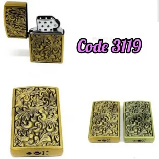 الولاعة الذهبى شعلة اتوماتيك غاز (code3119)