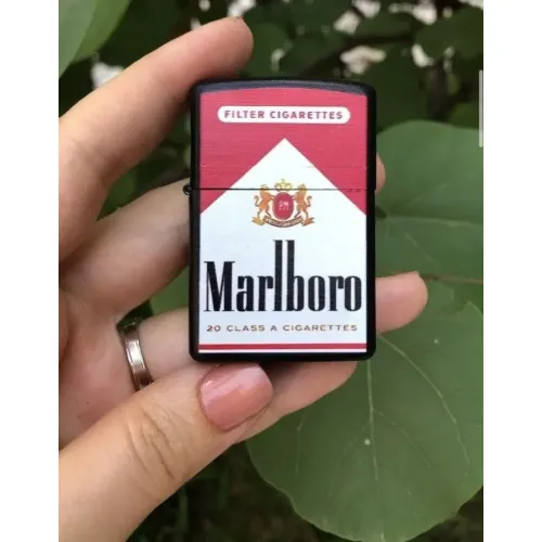 ولاعة غاز مارلبورو احمر شعلة اتوماتيك (code3124)