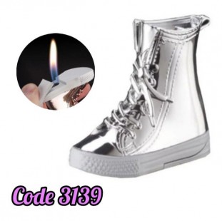 ولاعة غاز بوت اطفال فضى (code3139)