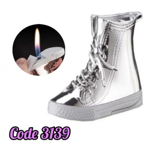 ولاعة غاز بوت اطفال فضى (code3139)