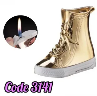 ولاعة غاز بوت اطفال ذهبى (code3141)