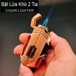 ولاعة معدن قوية شعلتين (code3221)