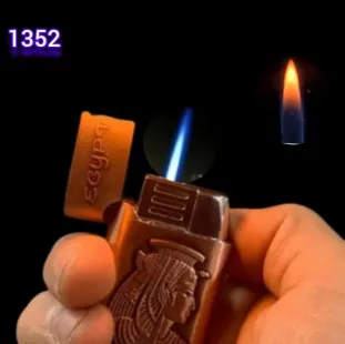 ولاعة فرعونى شعلتين عادى وسخان (code1352)