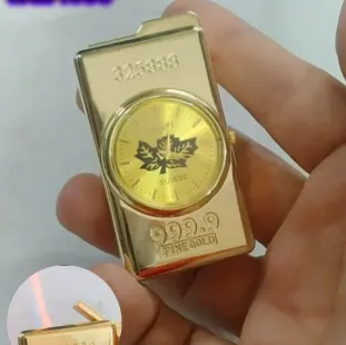 الولاعة الجولدشعلة سخان مزودة بساعة (code1356)