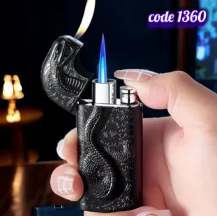 الولاعة التنين الشعلتين عادى وسخان (code1360)