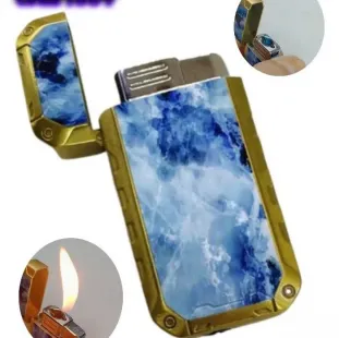 ولاعة معدن شعلتين (code1364)