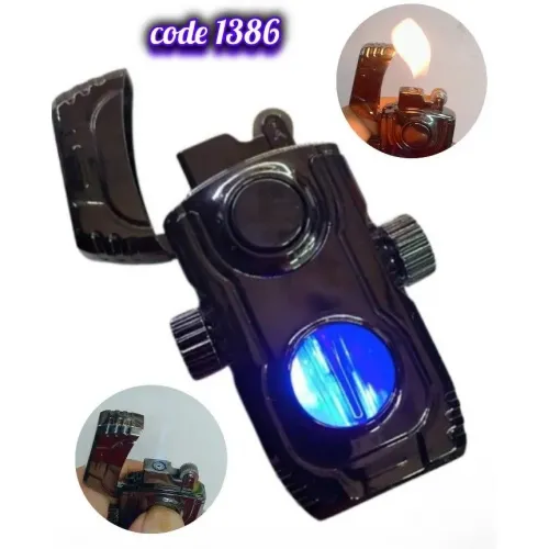 ولاعة اسبنر شعلتين تعمل بالغاز (code1386)