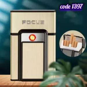 علبة السجائر الترند مزودة بولاعة شحن USB (code1397)