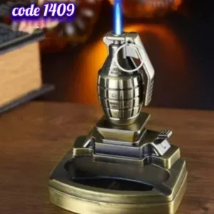 الطفاية المكتبية القنبلة مزودة بولاعة غاز سخان (code1409)
