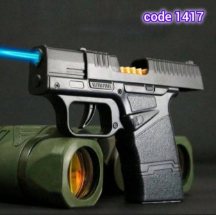 ولاعة مسدس مزودة بحافظة للسجائر (code1417)