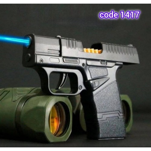 ولاعة مسدس مزودة بحافظة للسجائر (code1417)