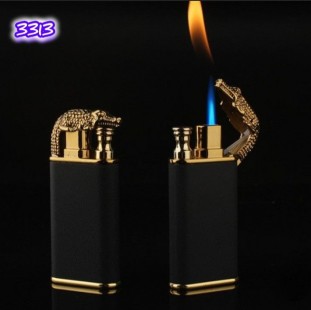 ولاعة غاز التمساح شعلتين (code3313)