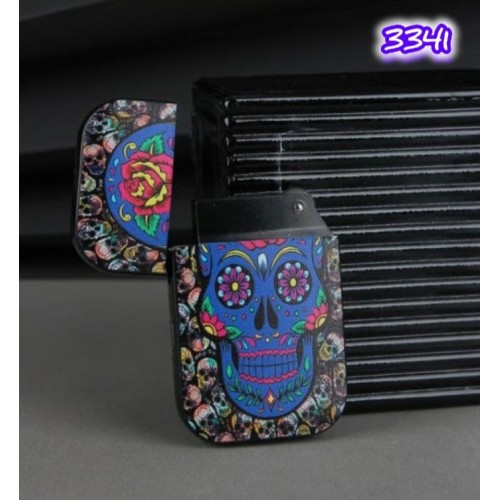 ولاعة غاز اتوماتيك الجمجمة الزرقاء (code3341)